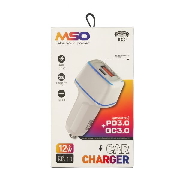 شارژر فندکی MSCO فست شارژ مدل MS-10