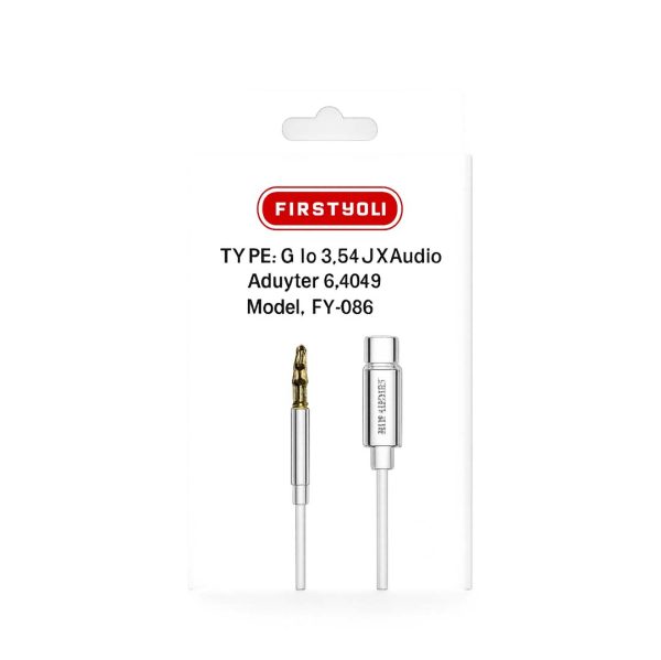 کابل تبدیل USB-C به AUX مدل FY-006 طول 1 متر