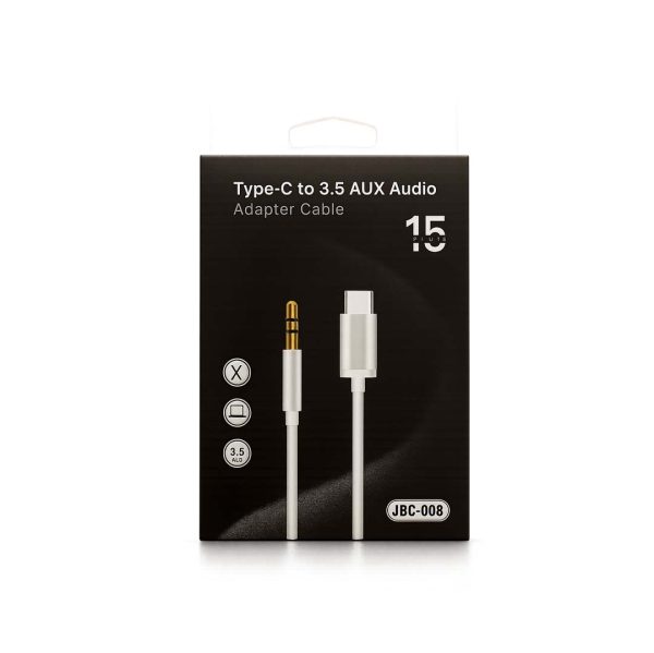 کابل تبدیل USB-C به AUX مدل JBC-008 طول 1 متر